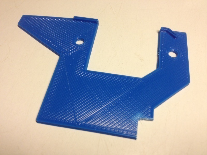 Mendel90 adapter for herringbone gears