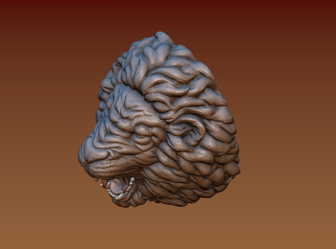 Lion head 3D Print 172048