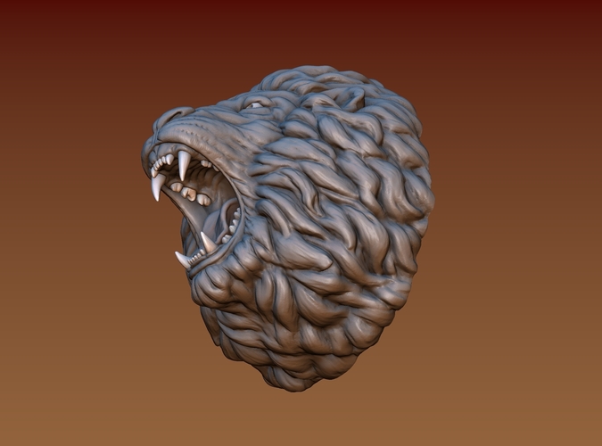 Lion head 3D Print 172049