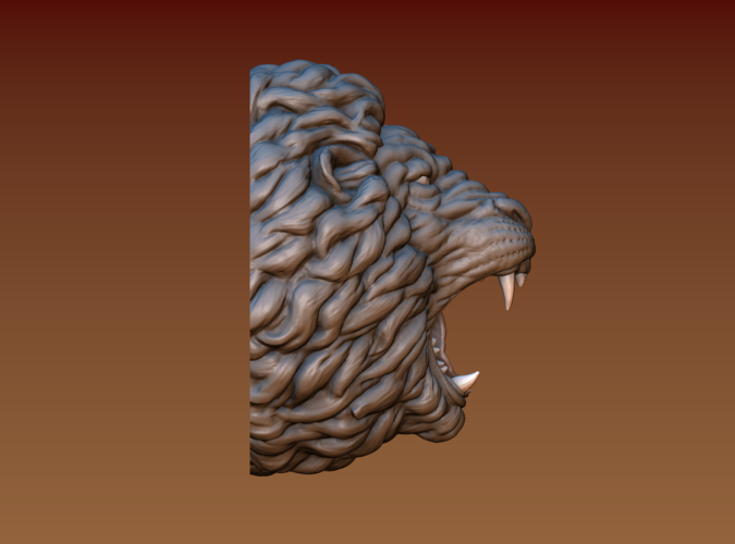 Lion head 3D Print 172055