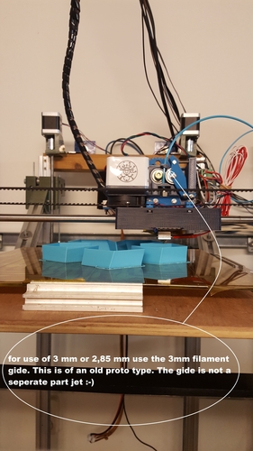 Easy exchange filament extruder  3D Print 172100