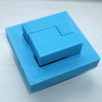 Small Bisect Cube puzzle by Osanori Yamamoto 3D Printing 17212