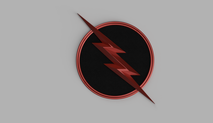 Injustice 2 Reverse Flash Emblem 3D Print 172137