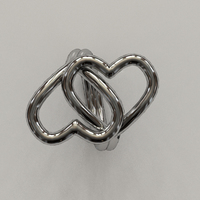 Knotted Hearts Ring - Thumbnail 2