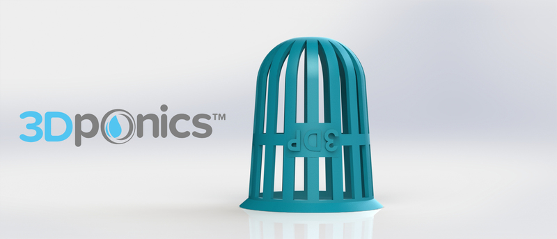 Planter (Round) - 3Dponics Non-Circulating Hydroponics
