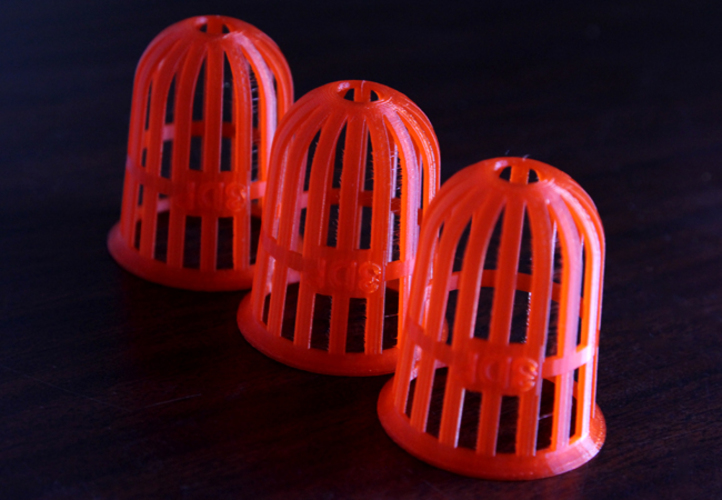 Planter (Round) - 3Dponics Non-Circulating Hydroponics 3D Print 17230