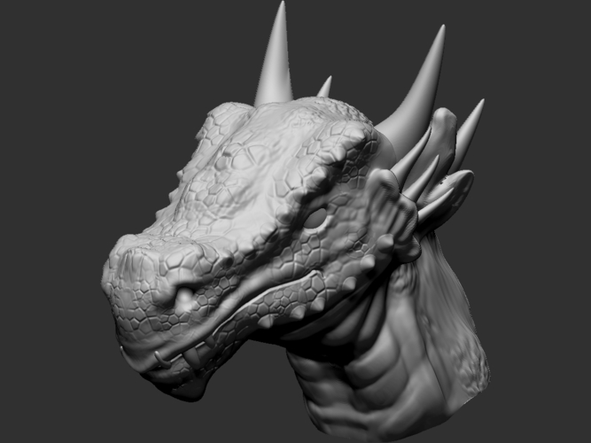 Dragon Head 3D Print 172366