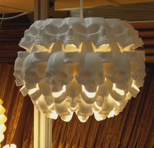 Skull Chandelier  3D Print 172612