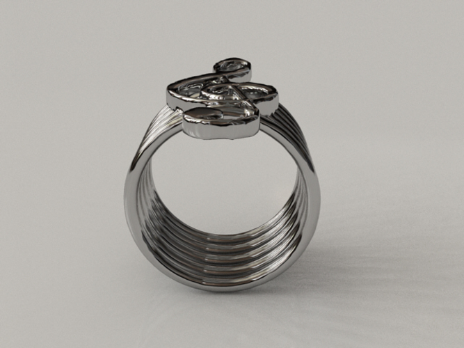 Music ring 3D Print 17271