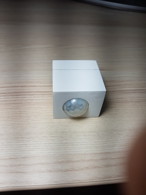 case for wemos d1 with power shield and pir sensor