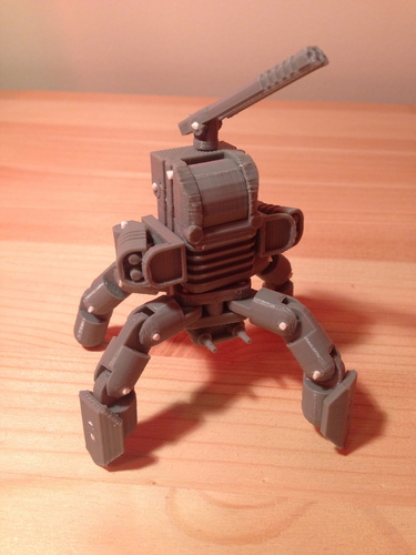 Mini Mech - Armored Version 3D Print 17366