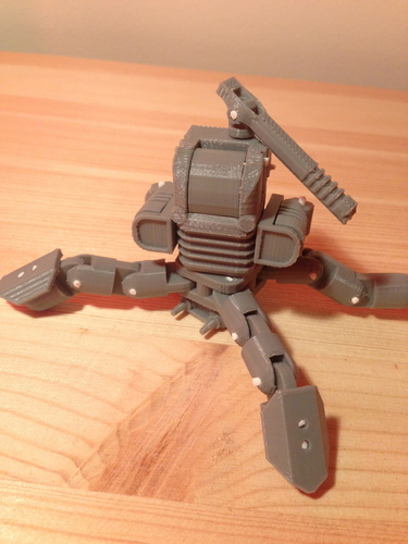 Mini Mech - Armored Version 3D Print 17367