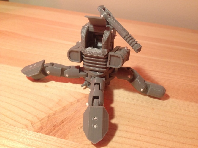 Mini Mech - Armored Version 3D Print 17368