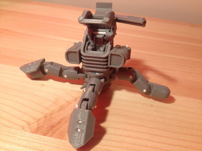 Mini Mech - Armored Version 3D Print 17369
