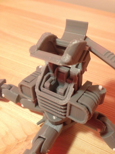 Mini Mech - Armored Version 3D Print 17370