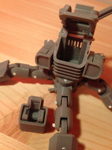 Mini Mech - Armored Version 3D Print 17371