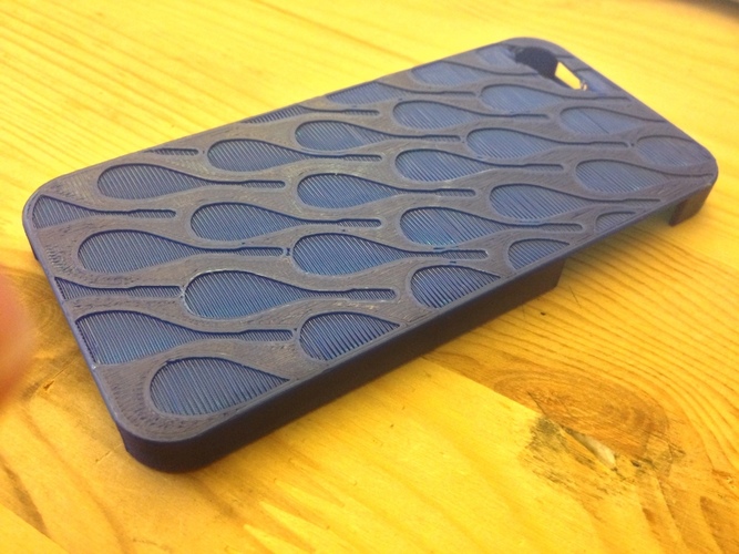 Squash Racquet Patterned iPhone 5 Case 3D Print 17388