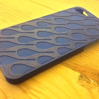 Small Squash Racquet Patterned iPhone 5 Case 3D Printing 17388