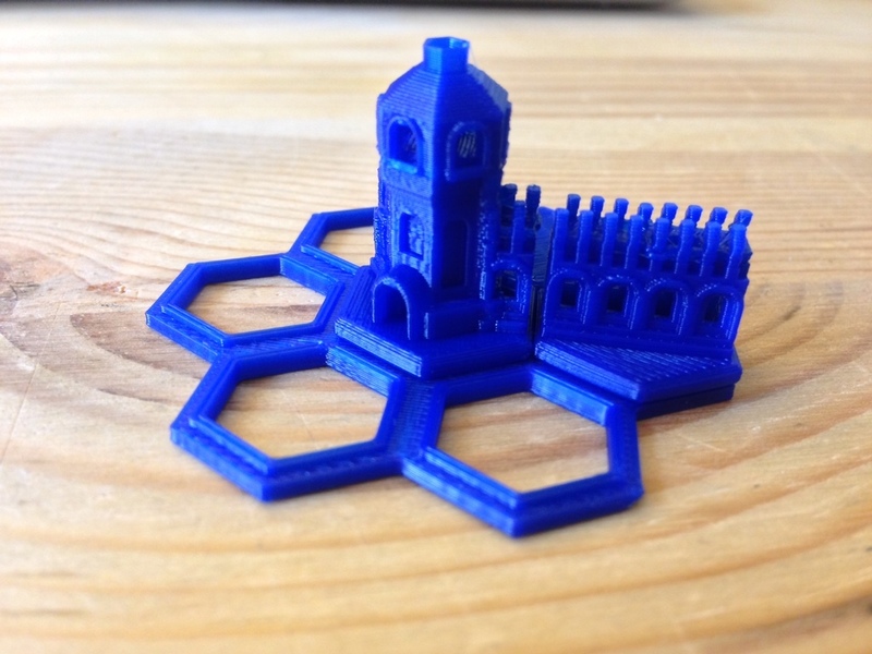 Mini Hex-Tile Towers Version 2