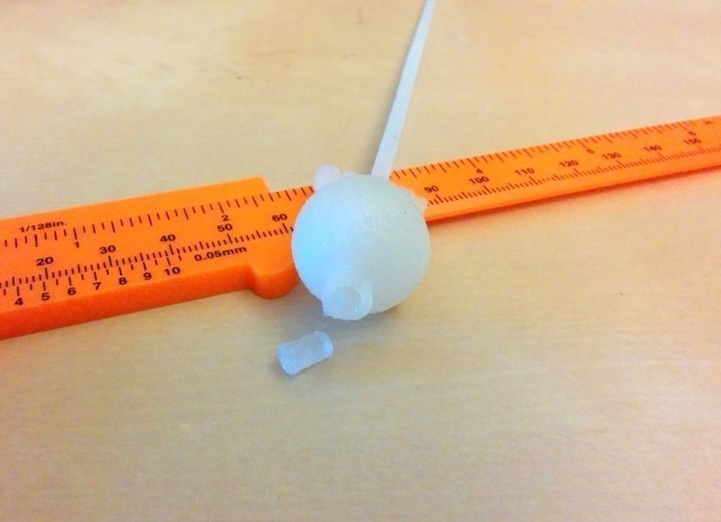 Separatory funnel hairstick