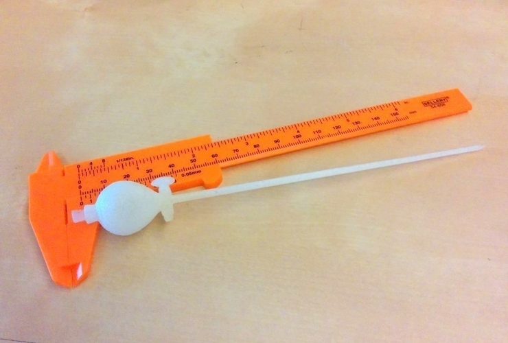 Separatory funnel hairstick 3D Print 174028