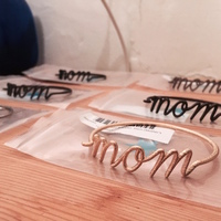 Mom Wire Bracelet (Mother's Day) - Thumbnail 2