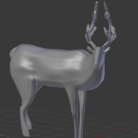 Small Reindeer 3D Printing 174335