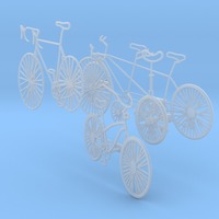 Five Bikes: Wire Wall Art - Thumbnail 1