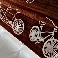 Five Bikes: Wire Wall Art - Thumbnail 2