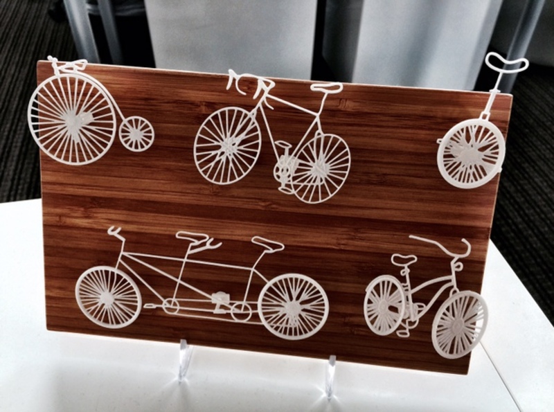 Five Bikes: Wire Wall Art