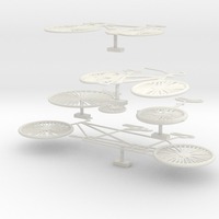 Five Bikes: Wire Wall Art - Thumbnail 4