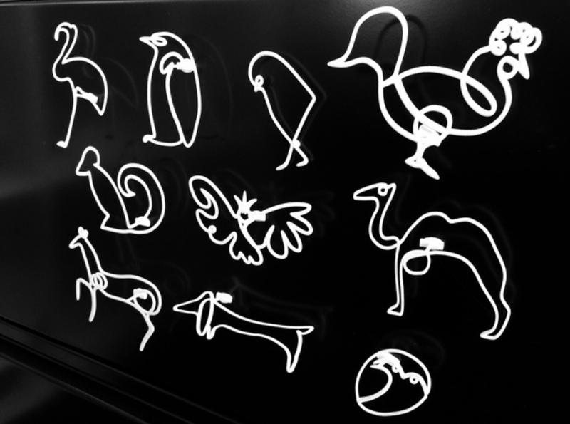 Picasso Animals: Wire Wall Art