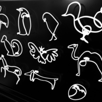 Picasso Animals: Wire Wall Art - Thumbnail 2