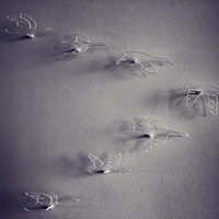 Flock of Birds: Wire Wall Art - Thumbnail 1