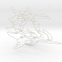 Flock of Birds: Wire Wall Art - Thumbnail 2