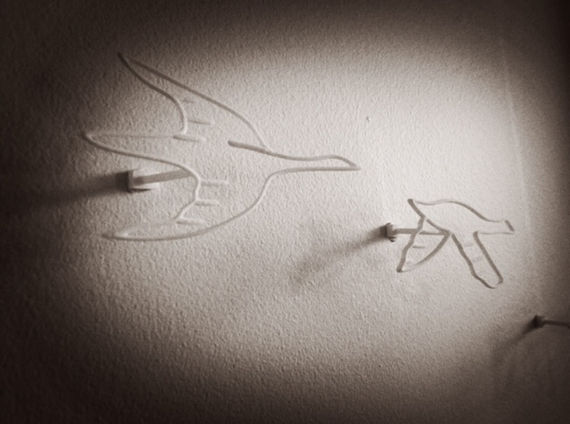 Flock of Birds: Wire Wall Art