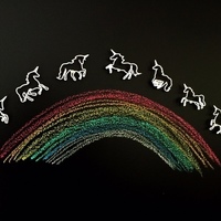 Unicorns: Wire Wall Art - Thumbnail 1