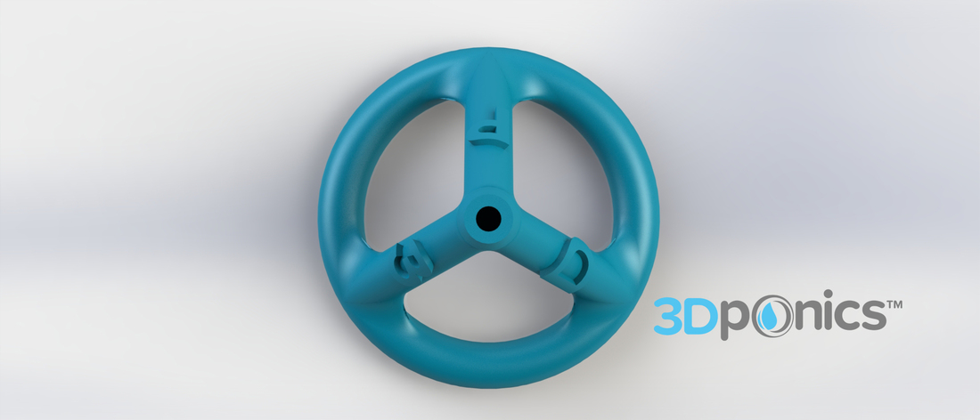 Sprinkler Head (3/8 inch) - 3Dponics Drip Hydroponics 3D Print 17470