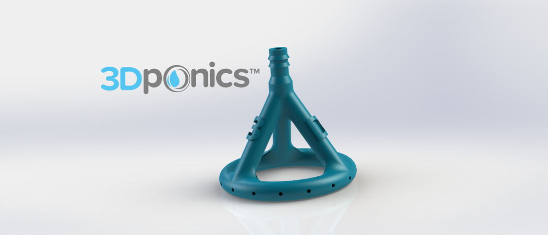 Sprinkler Head (3/8 inch) - 3Dponics Drip Hydroponics 3D Print 17471