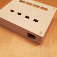 CASE for USB Relay Module 4 Channels, for Home Automation - v2 - Thumbnail 2