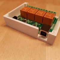 CASE for USB Relay Module 4 Channels, for Home Automation - v2 - Thumbnail 3