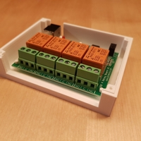 CASE for USB Relay Module 4 Channels, for Home Automation - v2 - Thumbnail 4