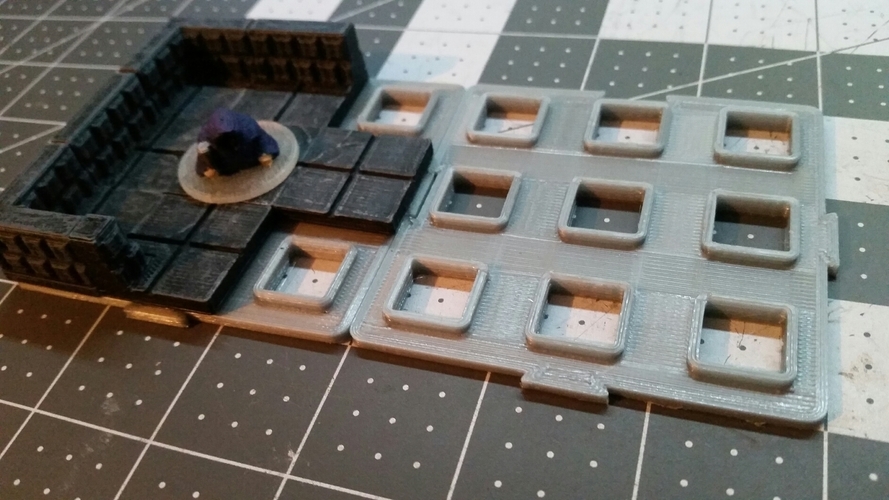 Dungeon scenery system |  Modular Pocket Mini 3D | Dunge'Tin 3D Print 174816