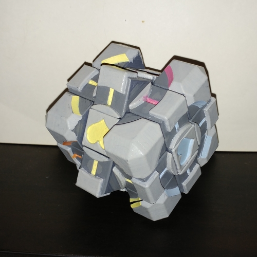 3D Printed Portal Weighted Companion Cube -  Canada