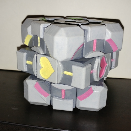 Rubik's Weighted Companion Cube 3D Print 174920