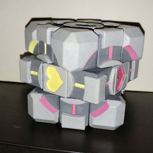 Free 3D file Weighted Companion Cube 🎲・3D print design to