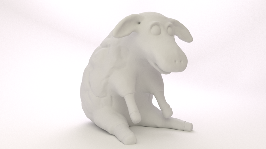 Easter Sheep 3D Print 17493