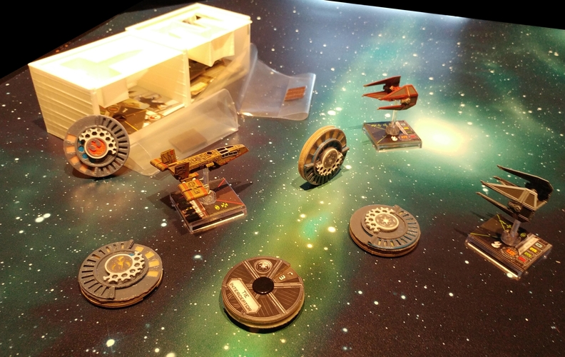 X Wing Miniature Game Damage Dials 3D Print 174952