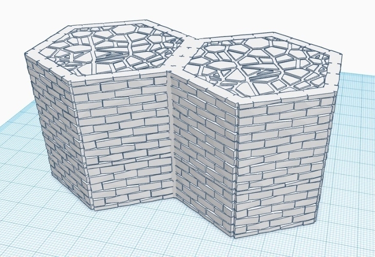 Hexagon of blocked ground - Warhammer Shadespire 3D Print 175041