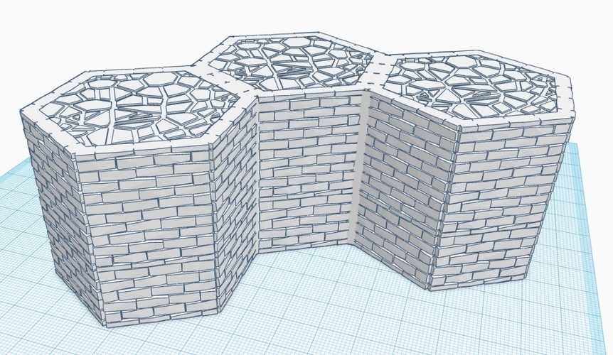 Hexagon of blocked ground - Warhammer Shadespire 3D Print 175042
